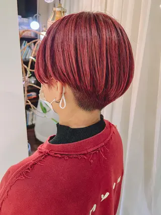 ショート sava所属・🌈ケアブリーチ🌈 おぐまなつきのヘアスタイル