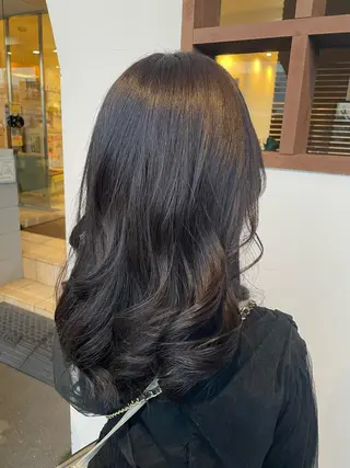 ロング カラー 美容室 Jフィドルファドル所属・わきた かずなのヘアスタイル