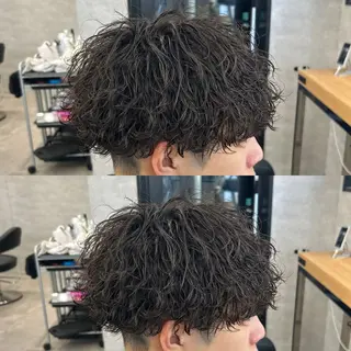 パーマ メンズ イケメン製造機 🔥上原沙羅🔥のヘアスタイル