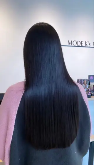 ロング 盛れる顔まわり🎀 縮毛矯正💐羽村勇樹のヘアスタイル