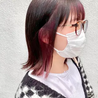 ミディアム カラー ショート/ボブ 🌟齋藤ほのかのヘアスタイル