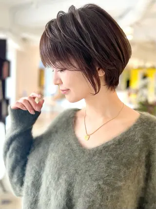 ショート ショート/ボブ/縮毛 三上達大のヘアスタイル