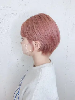 ショート カラー 310【サンイチマル】所属・透明感ハイトーン🦄 キラ🌈のヘアスタイル