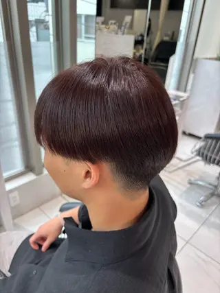 カラー メンズ Sakuraෆ˚* 艶カラー×まつパ💖のヘアスタイル