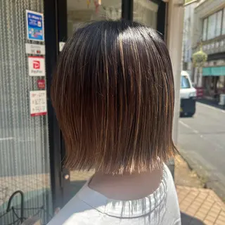 ショート ブリーチなしカラー 野々花🩰のヘアスタイル