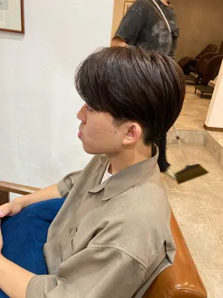 ミディアム メンズ カット特化型 美容師/栗本のヘアスタイル