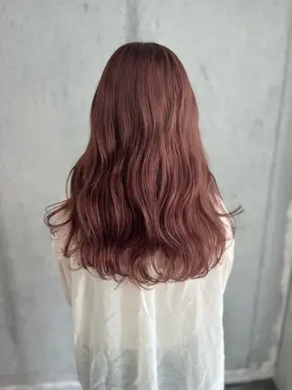 ロング カラー Mariana雛/ ブリーチ/ハイライトのヘアスタイル