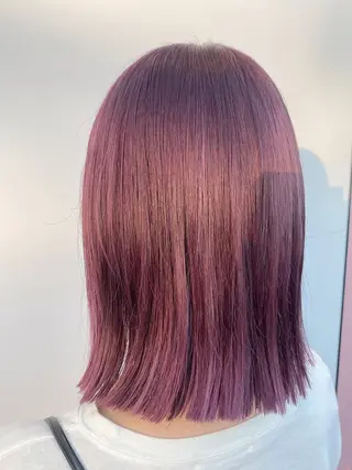 ミディアム カラー 💘韓国カラー💘 クルミのヘアスタイル