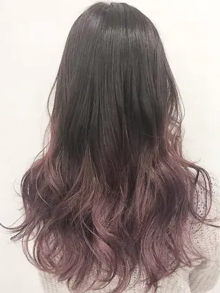 セミロング カラー パーマ 笑顔100点で接客/ TATEのマツエク・マツパデザイン