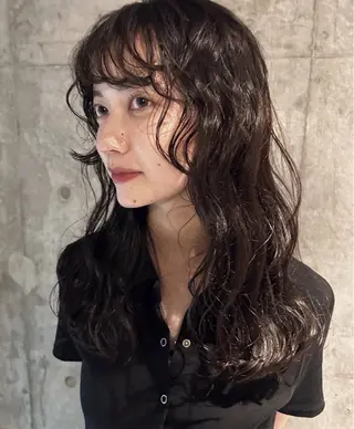 ロング カラー パーマ sano rikitoのヘアスタイル
