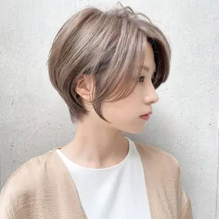 ショート カラー 宮本 聖希のヘアスタイル