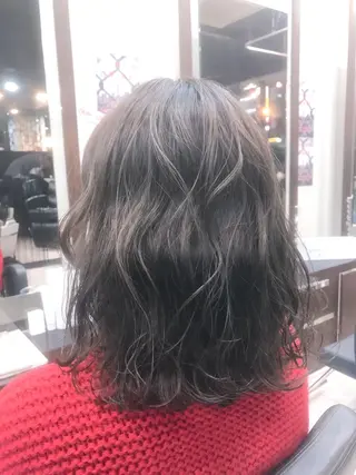 ミディアム カラー 透明感韓国ヘア♡ みつきのヘアスタイル