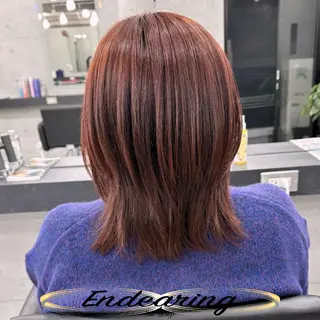 カラー 柳田 怜那/銀座 Endearingのヘアスタイル