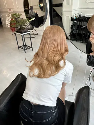 カラー fudge所属・MaisonHALU 松浦光咲のヘアスタイル