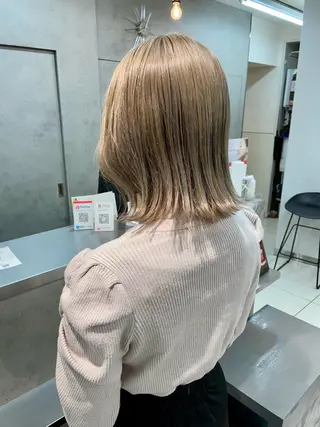 ショート レイヤー×ツヤカラー 渋谷/kougaのヘアスタイル