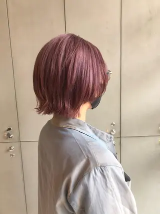 ショート カラー 古屋 花織のヘアスタイル