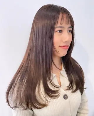 ロング カラー BoomBOX所属・HIBIKI/原宿 ハッシュカット🪄のヘアスタイル