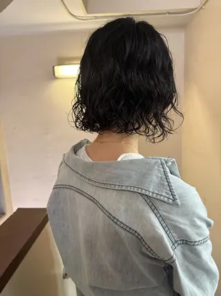 ショート パーマ 森貴裕/ベージュ/ パーマ/オリーブのヘアスタイル