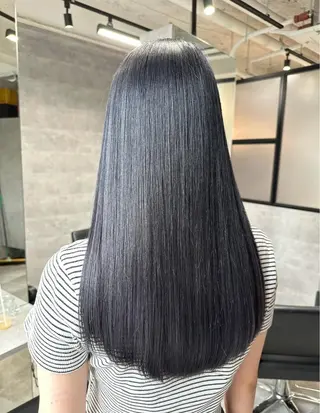 ロング 川浪 ほほみのヘアスタイル