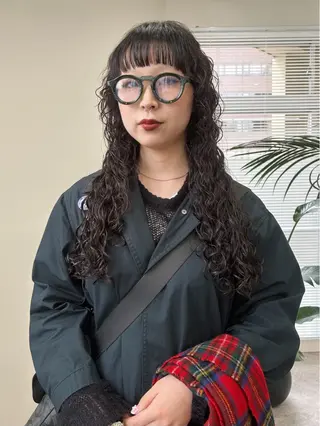 ロング パーマ aika/パーマ/ ショート/伏見のヘアスタイル