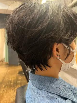 ショート パーマ ROBBY所属・松井美樹/似合わせ ガーリー・韓国のヘアスタイル