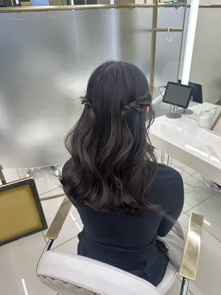 ロング ヘアアレンジ COA GINZA所属・マコ / ボブカット /前髪顔まわりカットのヘアスタイル