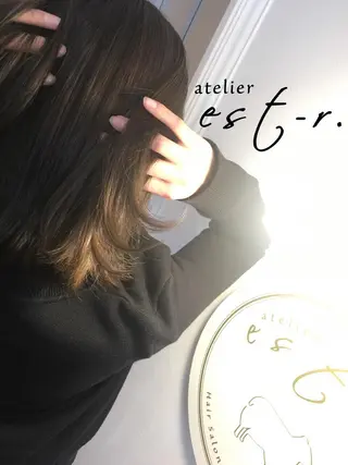 ミディアム Takahiro 髪質改善のヘアスタイル