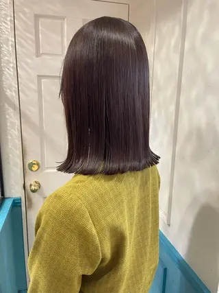 ミディアム カラー ヘアアレンジ 🌈似合わせカット/ 髪質改善/山本🌈のヘアスタイル