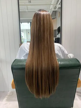 ロング カラー arts茅ヶ崎 エリアNO1髪質改善のヘアスタイル