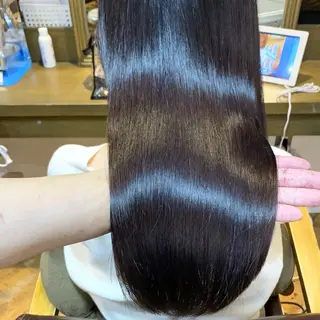 ロング カラー ✨️美髪矯正×似合わ せ艶カラー✨藤田透のヘアスタイル