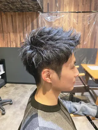 ショート メンズ shine hair blend所属・永井 紫優のヘアスタイル