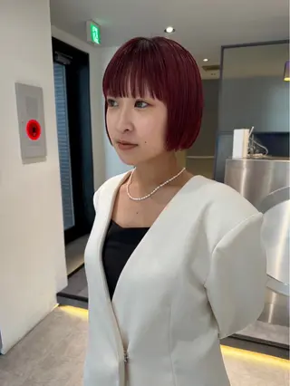 ショート Qin shaire salon 原宿所属・🌿パーマ/ボブ/ レイヤー/Mikiのヘアスタイル