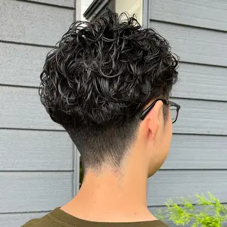 パーマ メンズ シマダ ユウナのヘアスタイル