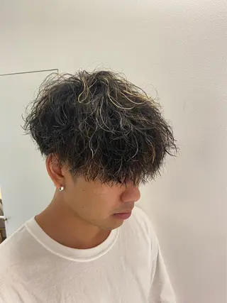 パーマ メンズ 縮毛矯正 髪質改善　鈴木のヘアスタイル