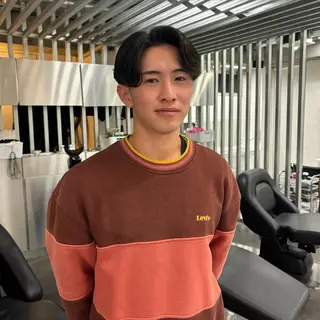 カラー パーマ メンズ fifth 庄子愛彩のヘアスタイル