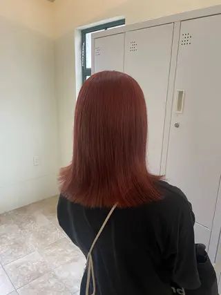 カラー 奥村 悠菜のヘアスタイル