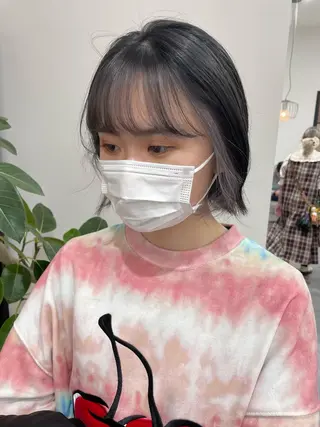 ショート カラー ヘアアレンジ 小倉 愛里のヘアスタイル