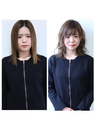 ミディアム Elsa エルサのヘアスタイル