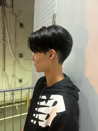 ショート メンズ メンズ特化/ センターパート/八谷のヘアスタイル