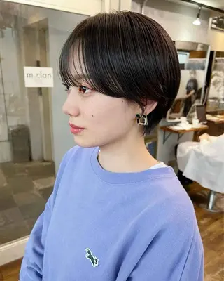 ショート ヨシダ トモキのヘアスタイル