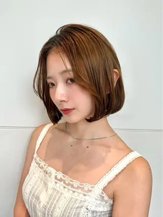 ミディアム カラー 透明感カラー/ヘッド スパ/喜多将平🍀のヘアスタイル