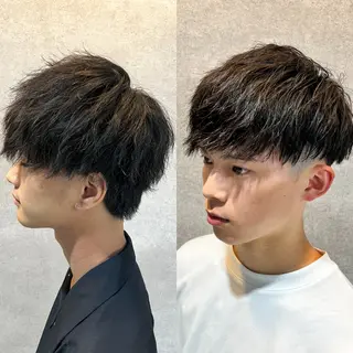 ショート パーマ メンズ 【メンズ特化】 サエキカズマのヘアスタイル