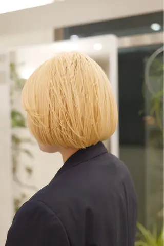 ショート カラー パーマ ⭐️ボブ/ショート りゅうしんのヘアスタイル