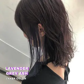 ミディアム カラー CLUTCH天王寺 西藤遥河のヘアスタイル