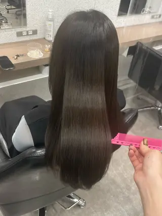 セミロング カラー 透明感カラー/艶髪 ♥柏谷菜穂♥のヘアスタイル
