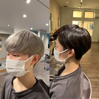 ショート カラー メンズ ...a所属・... aのヘアスタイル