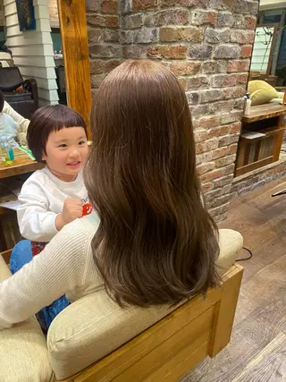 ロング カラー ‎🤍透明感カラー 【仙川】セリナ‎🤍のヘアスタイル