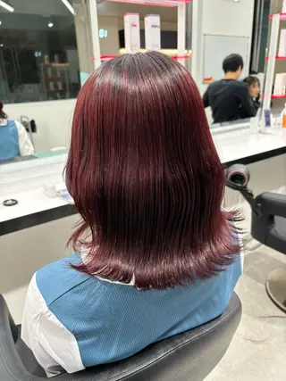 ミディアム Wカラー/暖色/べ ージュりく©︎🐝のヘアスタイル