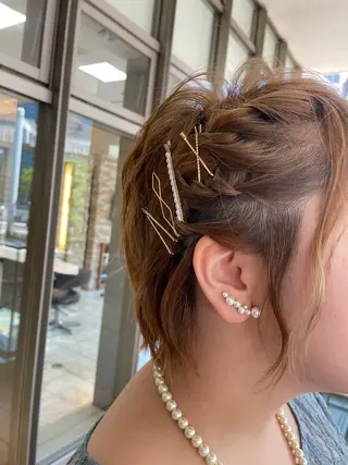 ショート 肌までキレイ見え✨️ 赤み消し特化のヘアスタイル