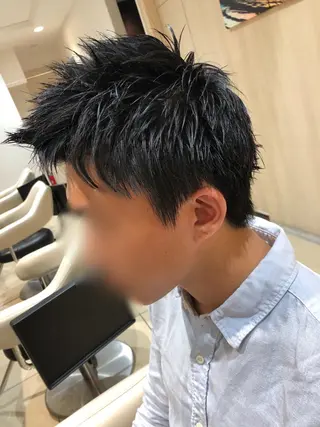 メンズ カジサ ケイコのヘアスタイル